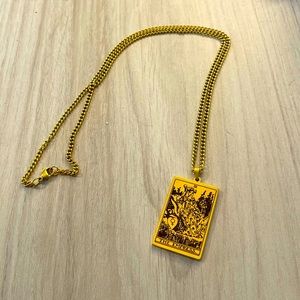 The Empress Faux Gold Necklace NWOT